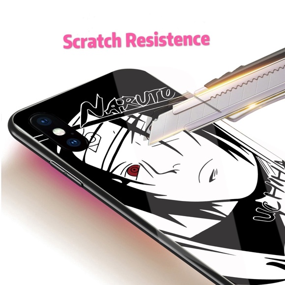Naruto Uchiha Itachi Tempered Glass Phone Case - Picture 4 of 5